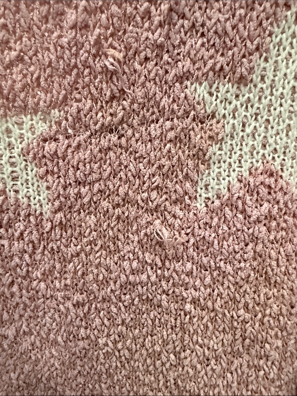 Lilly Pulitzer Pink V-Neck Star Knit Sweater - Picture 2 of 3